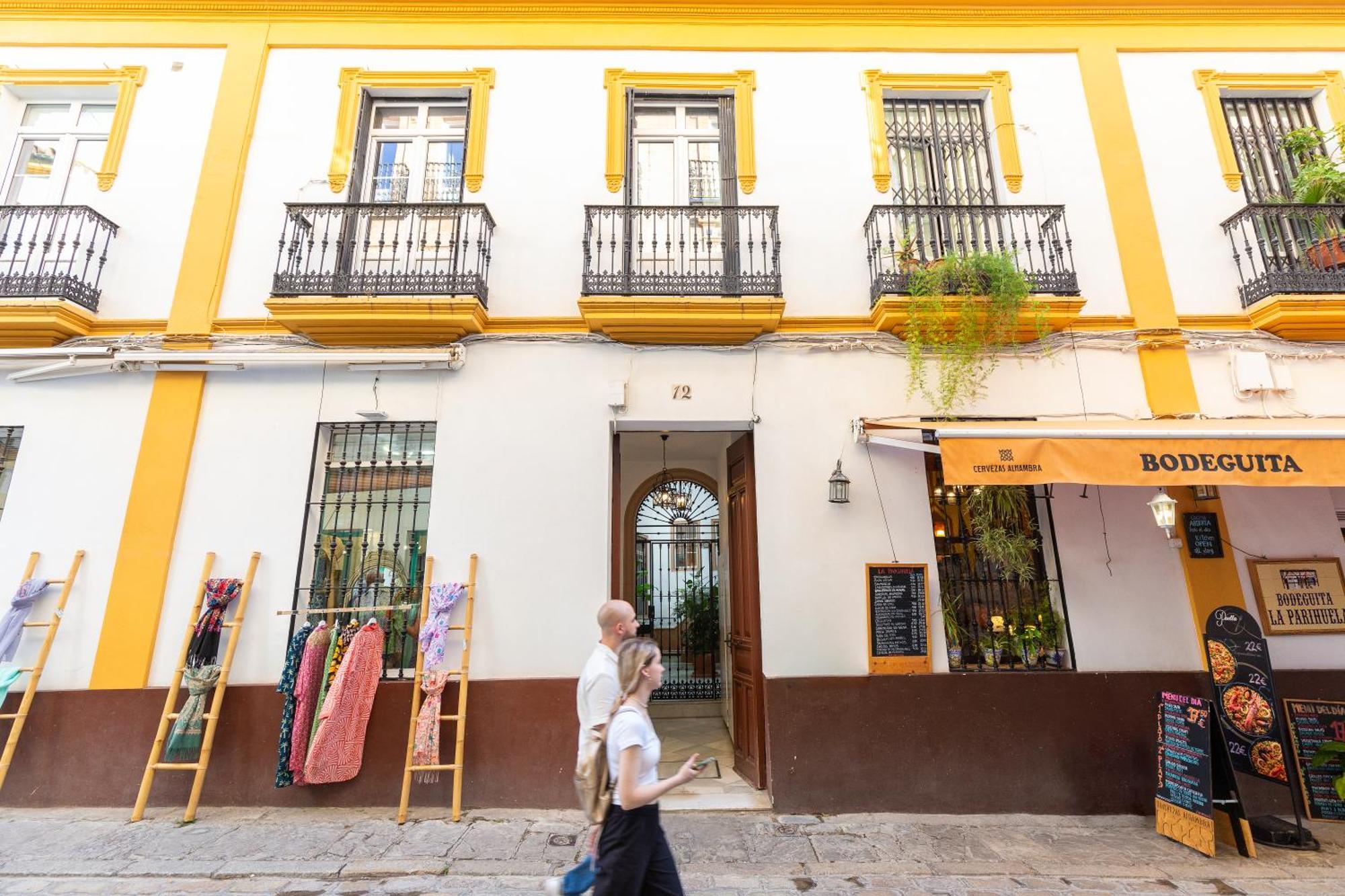 Descubrehome Penthouse Santa Cruz, Private Terrace Sevilla Exterior foto