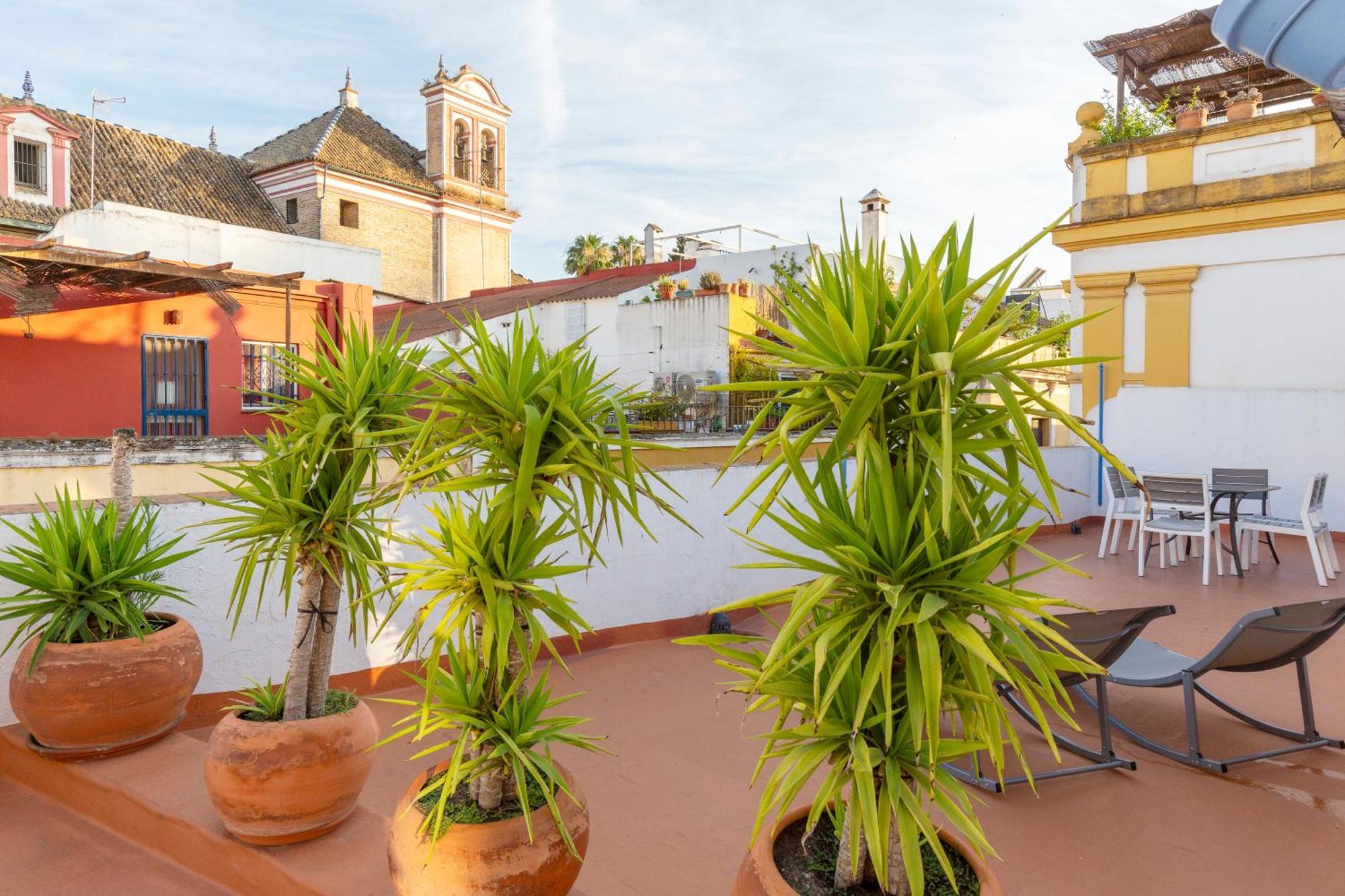 Descubrehome Penthouse Santa Cruz, Private Terrace Sevilla Exterior foto